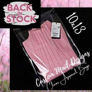 🛍20 ct Clear Apparel bags 10x13 (not poly mailers